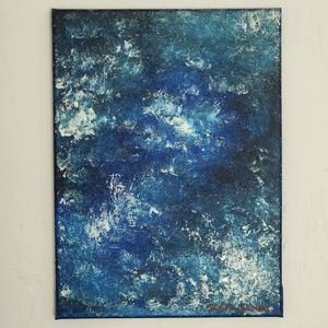 "Shifting Perspective" original art hand painted acrylic abstract painting decor